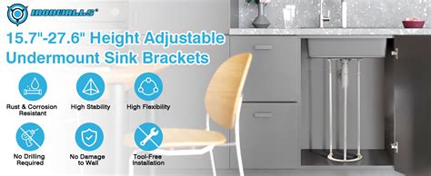 c metal bracket for sink|ironwall undermount sink brackets.